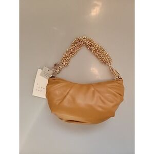 Croissant Crossbody Bag, A New Day,‎ Gold Chain, Tan NWT